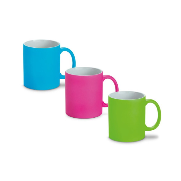 LYNCH. 350 mL keramische mok met neonfinish